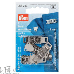 Agrafes et barrettes plates pour jupes et pantalons - 4mm - Argenté - Prym ® - 265233 Prym ® - Mercerie - 1