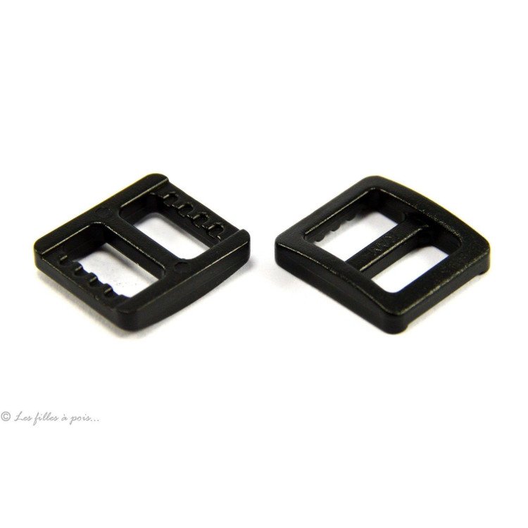 Boucles coulissantes de réglage en plastique pour sangle - 10mm - Lot de 2 Autres marques - Tissus et mercerie - 1 Boucles coulissantes de réglage en plastique pour sangle - 10mm - Lot de 2 Autres marques - Tissus et mercerie - 1