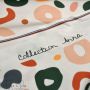Tissu coton motif tâches léopard collection "Anna" - Blanc et multicolore - Les Filles à Pois ® - Oeko-Tex ® Les Filles à Pois -