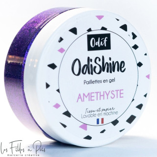 Lot de 4 gels paillette Odishine - Doré, noir, violet et bleu turquoise - 70ml - Odif ® Odif ® - 6