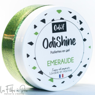 Lot de 4 gels paillette Odishine - Doré, noir, violet et bleu turquoise - 70ml - Odif ® Odif ® - 10