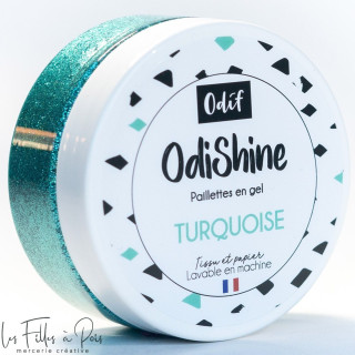 Lot de 4 gels paillette Odishine - Doré, noir, violet et bleu turquoise - 70ml - Odif ® Odif ® - 22