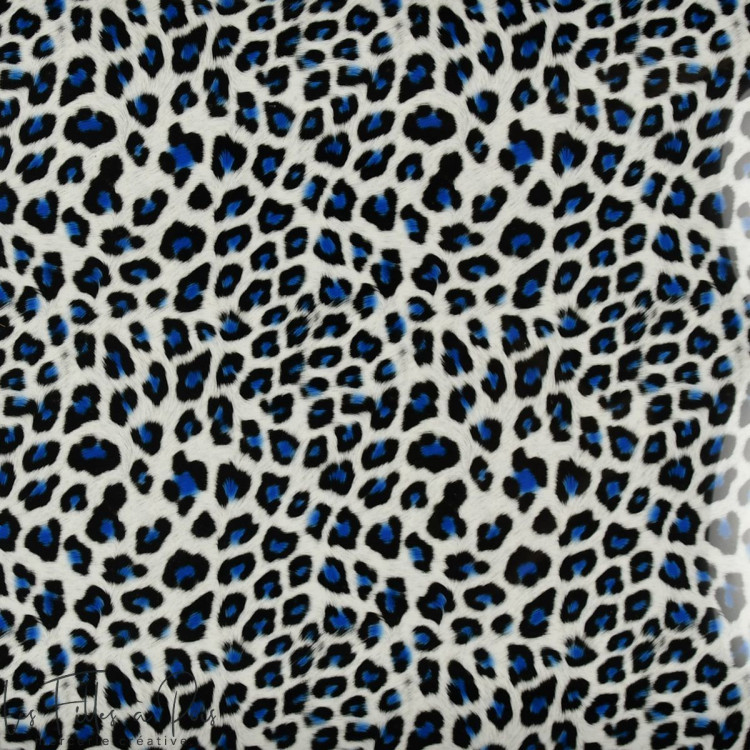 Flex thermocollant motif léopard - Blanc et bleu - 25cm x 25cm Autres marques - Tissus et mercerie - 1 Flex thermocollant motif léopard - Blanc et bleu - 25cm x 25cm Autres marques - Tissus et mercerie - 1