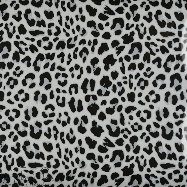 Impressão de leopardo Flex iron-on - Branco - 25cm x 25cm Autres marques - Tissus et mercerie - 1 Impressão de leopardo Flex iron-on - Branco - 25cm x 25cm Autres marques - Tissus et mercerie - 1