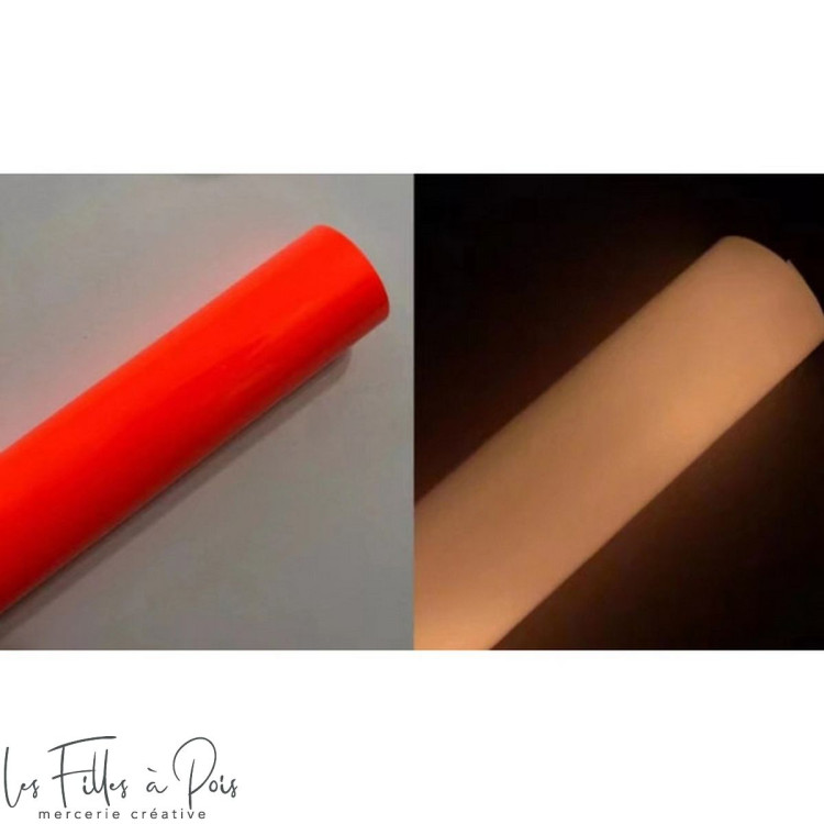 Flexível fosforescente para passar a ferro - 30cm x 20cm Autres marques - Tissus et mercerie - 4 Flexível fosforescente para passar a ferro - 30cm x 20cm Autres marques - Tissus et mercerie - 4