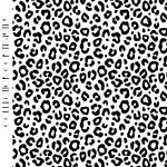 Tissu jersey motif léopard collection "Contrastes" - Blanc et noir - Les Filles à Pois ® - Oeko-Tex ® Les Filles à Pois - Design