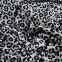 Tissu jersey motif léopard collection "Contrastes" - Rose Poudré et noir - Les Filles à Pois ® - Oeko-Tex ® Les Filles à Pois - 