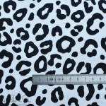 Tissu jersey motif léopard collection "Contrastes" - Blanc et noir - Les Filles à Pois ® - Oeko-Tex ® Les Filles à Pois - Design