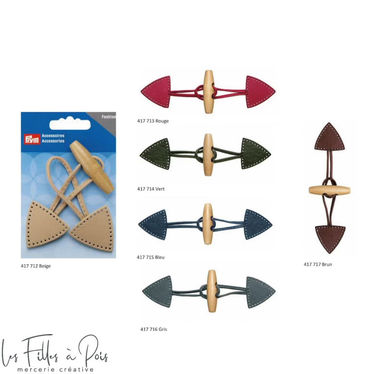 Casaco de lã de Brandemburgo para coser em imitação de pele - Prym Prym ® - Mercerie - 1 Casaco de lã de Brandemburgo para coser em imitação de pele - Prym Prym ® - Mercerie - 1