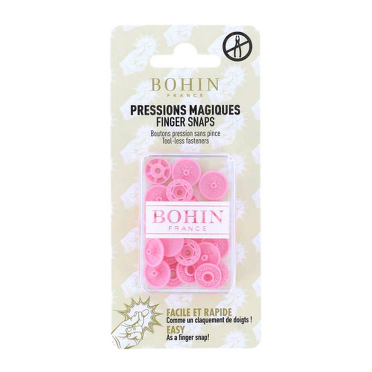Bouton pression magique sans pince - 13mm - Bohin Bohin France ® - Mercerie - 10 Bouton pression magique sans pince - 13mm - Bohin Bohin France ® - Mercerie - 10