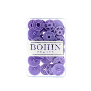 Boutons pression sans pince Bohin – Ø 13 mm – Plastique Oeko-Tex – 8 pièces – Couleur au choix Bohin : épingles, aiguilles et ac