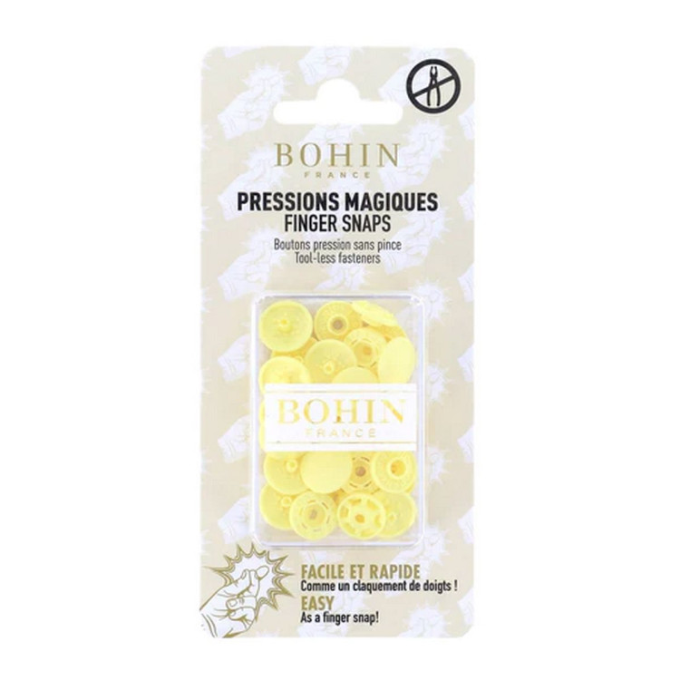 Bouton pression magique sans pince - 13mm - Bohin Bohin France ® - Mercerie - 16 Bouton pression magique sans pince - 13mm - Bohin Bohin France ® - Mercerie - 16