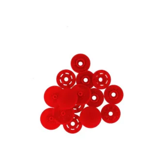 Boutons pression sans pince Bohin – Ø 13 mm – Plastique Oeko-Tex – 8 pièces – Couleur au choix Bohin : épingles, aiguilles et ac