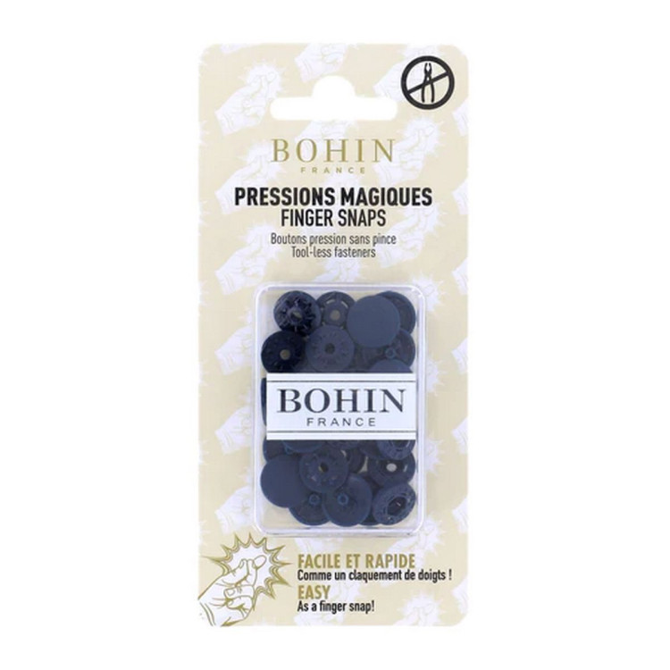 Bouton pression magique sans pince - 13mm - Bohin Bohin France ® - Mercerie - 22 Bouton pression magique sans pince - 13mm - Bohin Bohin France ® - Mercerie - 22