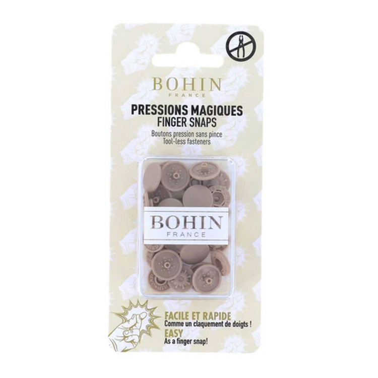 Botão de pressão mágico sem alicate - 13mm - Bohin Bohin France ® - Mercerie - 25 Botão de pressão mágico sem alicate - 13mm - Bohin Bohin France ® - Mercerie - 25