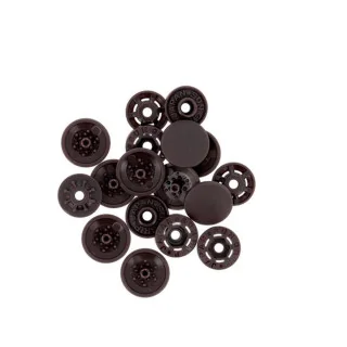 Boutons pression sans pince Bohin – Ø 13 mm – Plastique Oeko-Tex – 8 pièces – Couleur au choix Bohin : épingles, aiguilles et ac