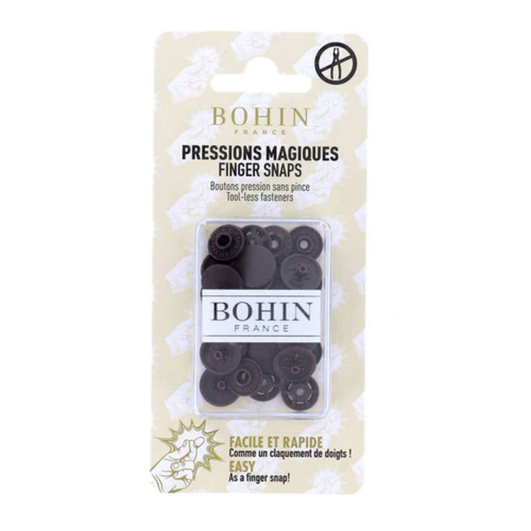 Bouton pression magique sans pince - 13mm - Bohin Bohin France ® - Mercerie - 28 Bouton pression magique sans pince - 13mm - Bohin Bohin France ® - Mercerie - 28