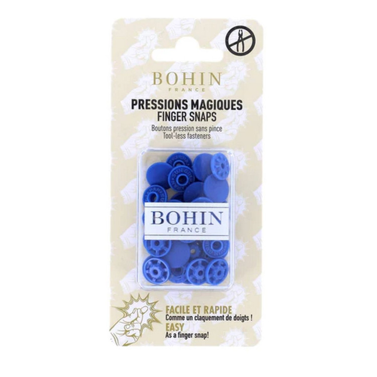 Bouton pression magique sans pince - 13mm - Bohin Bohin France ® - Mercerie - 34 Bouton pression magique sans pince - 13mm - Bohin Bohin France ® - Mercerie - 34