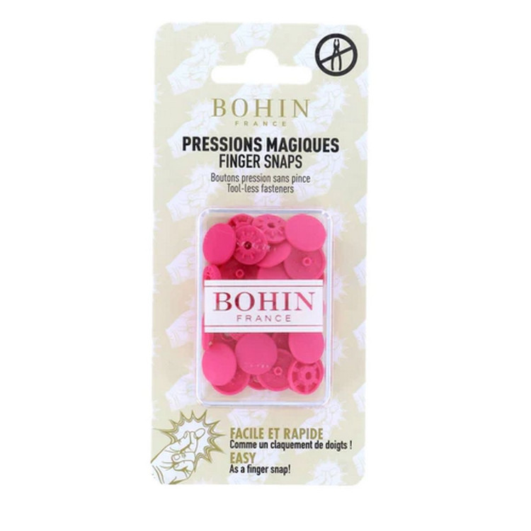 Bouton pression magique sans pince - 13mm - Bohin Bohin France ® - Mercerie - 39 Bouton pression magique sans pince - 13mm - Bohin Bohin France ® - Mercerie - 39