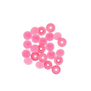 Boutons pression sans pince Bohin – Ø 9 mm – Plastique Oeko-Tex – 8 pièces – Couleur au choix Bohin : épingles, aiguilles et acc