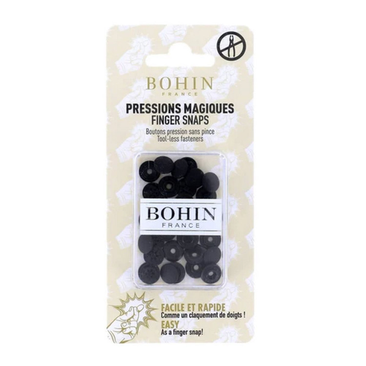 Bouton pression magique sans pince - 9mm - Bohin Bohin France ® - Mercerie - 13 Bouton pression magique sans pince - 9mm - Bohin Bohin France ® - Mercerie - 13
