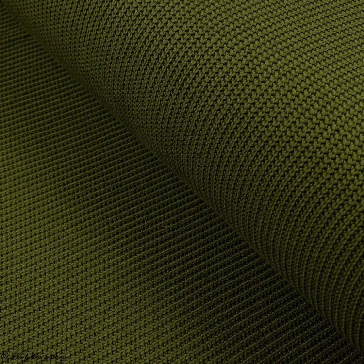 Coupon de tissu maille pull mila - Kaki - 120cm - Oeko-Tex Tissus et mercerie créative – Nos sélections sans marque - 21