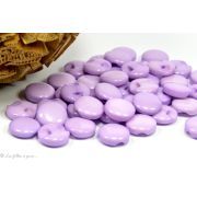 Boutons boule plat - 12.5mm - Violet lavande - Lot de 10  - 1