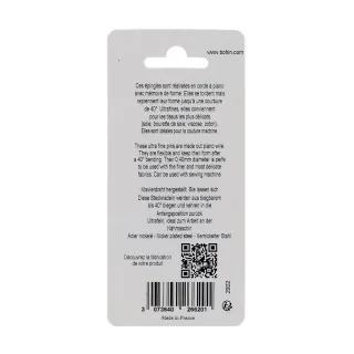 Épingles Ultra Fines Tête de Verre Murano – Bohin (x100) Bohin : épingles, aiguilles et accessoires couture de qualité - 3