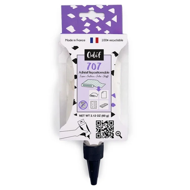 Colle repositionnable 707 – Odif – 60g Odif : colles textiles, sprays et produits techniques - 1