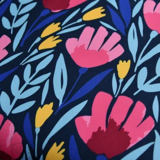 Lycra maillot de bain "Fleurs Rebelles" – Collection Frida – Les Filles à Pois – Design Les Filles à Pois - Design : motifs auda