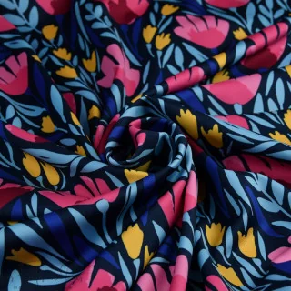 Lycra maillot de bain "Fleurs Rebelles" – Collection Frida – Les Filles à Pois – Design Les Filles à Pois - Design : motifs auda