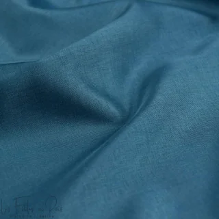 Coupon de tissu doublure Venezia - Bleu pétrole - 100cm Tissus et mercerie créative – Nos sélections sans marque - 98