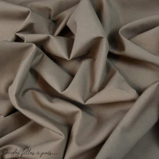 Coupon de tissu popeline de coton uni - Gris - 590cm Tissus et mercerie créative – Nos sélections sans marque - 46