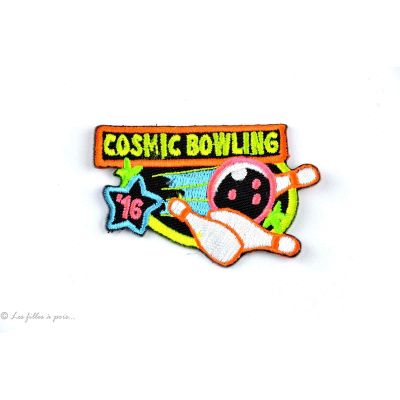 Ecusson cosmic bowling - Thermocollant  - 1