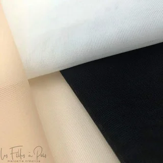 Coupon de marquisette doublure en tulle - Blanc - 110cm Tissus et mercerie créative – Nos sélections sans marque - 3