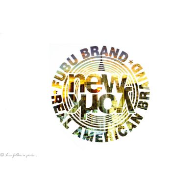 Transfert New York Original Brand - Multicolore - Thermocollant  - 1