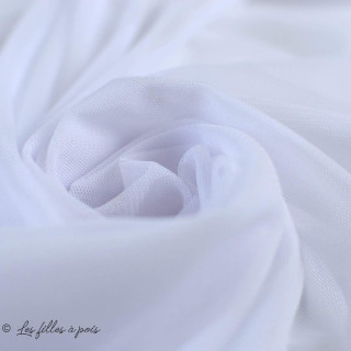 Coupon de tulle souple uni - Blanc - 17M Autres marques - Tissus et mercerie - 43