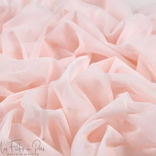 Coupon de tulle souple - Blanc - 17M Tissus et mercerie créative – Nos sélections sans marque - 100