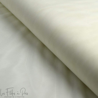 Coupon de tulle souple uni - Blanc - 17M Autres marques - Tissus et mercerie - 159