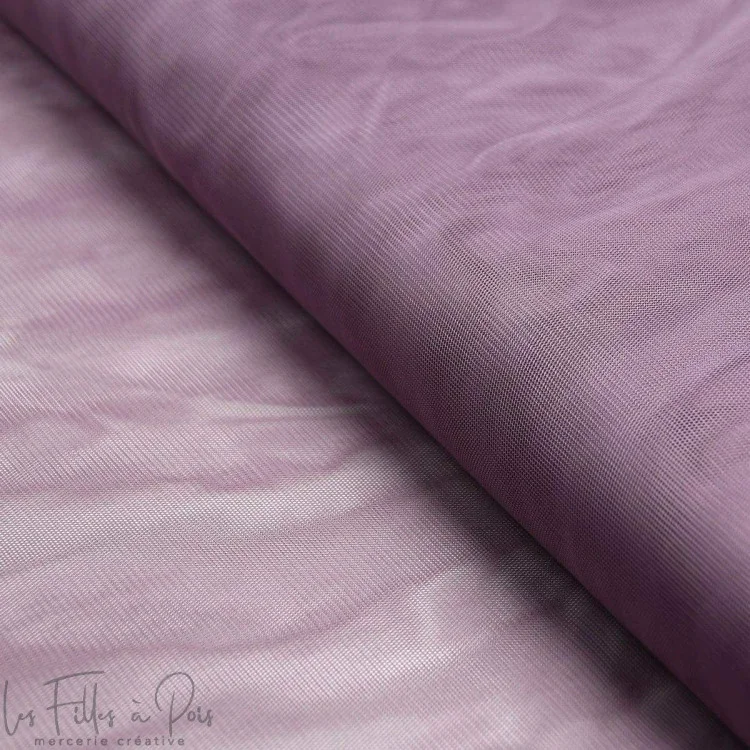 Coupon de tulle souple - Violet - 12M Tissus et mercerie créative – Nos sélections sans marque - 146