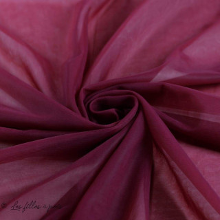 Coupon de tulle souple uni - Prune - 300cm Autres marques - Tissus et mercerie - 49