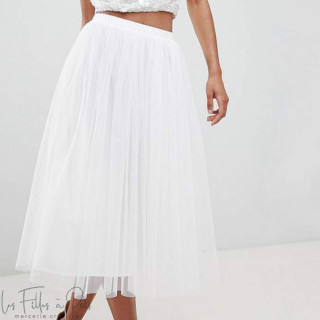 Coupon de tulle souple uni - Prune - 300cm Autres marques - Tissus et mercerie - 46