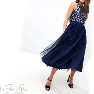 Coupon de tulle souple uni - Prune - 300cm Autres marques - Tissus et mercerie - 189