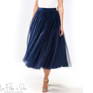Coupon de tulle souple uni - Prune - 300cm Autres marques - Tissus et mercerie - 190