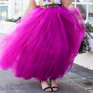 Coupon de tulle souple uni - Prune - 300cm Autres marques - Tissus et mercerie - 134