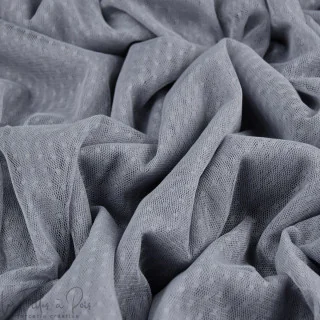 Coupon de tulle plumetis souple - Gris clair - 520cm Tissus et mercerie créative – Nos sélections sans marque - 43