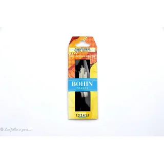 Agulhas de costura para têxteis - Sortido de 14 agulhas - Bohin Bohin : épingles, aiguilles et accessoires couture de qualité - 