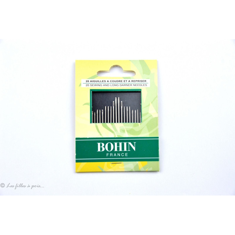 Agujas de coser y zurcir - Surtido de 20 agujas - Bohin Bohin France ® - Mercerie - 1 Agujas de coser y zurcir - Surtido de 20 agujas - Bohin Bohin France ® - Mercerie - 1