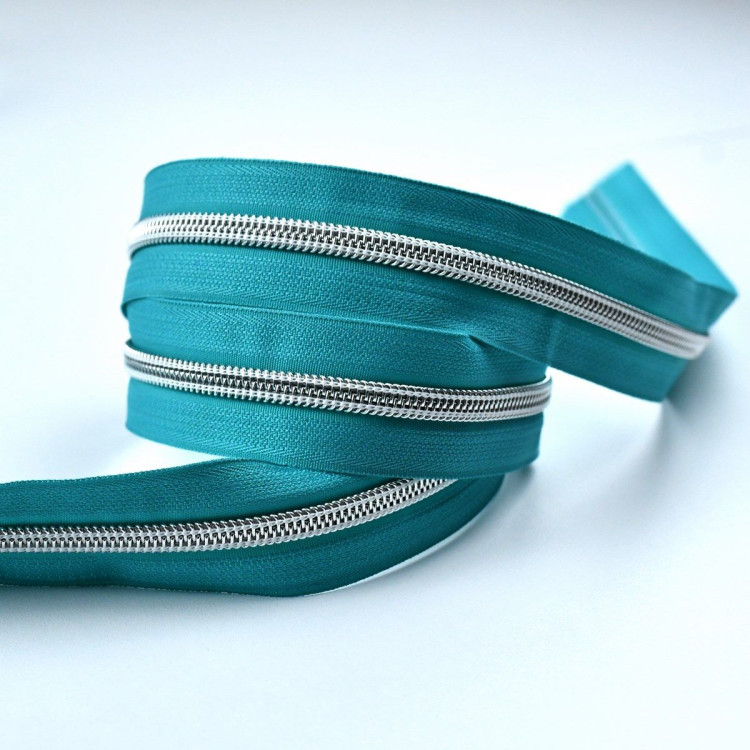 Fermeture eclair au mètre + curseurs assortis - Spiralée argentée - Nylon Autres marques - Tissus et mercerie - 1 Fermeture eclair au mètre + curseurs assortis - Spiralée argentée - Nylon Autres marques - Tissus et mercerie - 1
