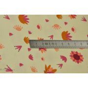 Tissu coton motif fleur savane - Crème - Collection Serengeti - Dashwood studio ®  - 3
